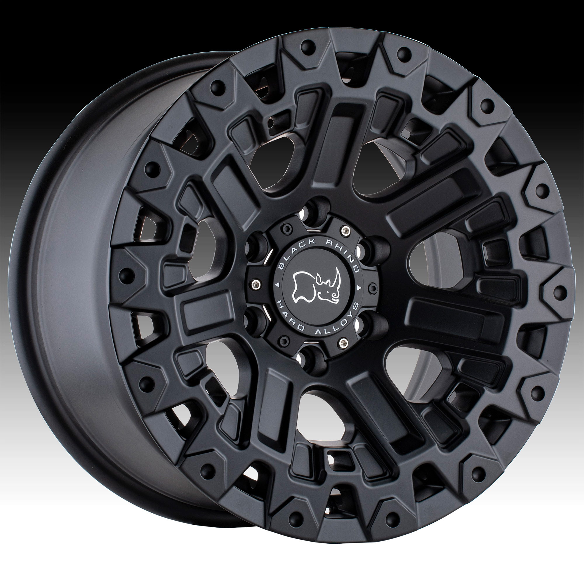 Black Rhino Ozark Matte Black Custom Truck Wheels - Ozark - Black Rhino